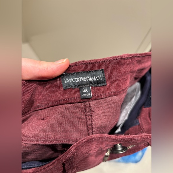 Emporia Armani boys corduroy velvet pants size 8 - Picture 3 of 7